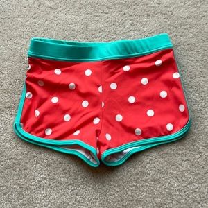 MiniBoden watermelon swim shorts